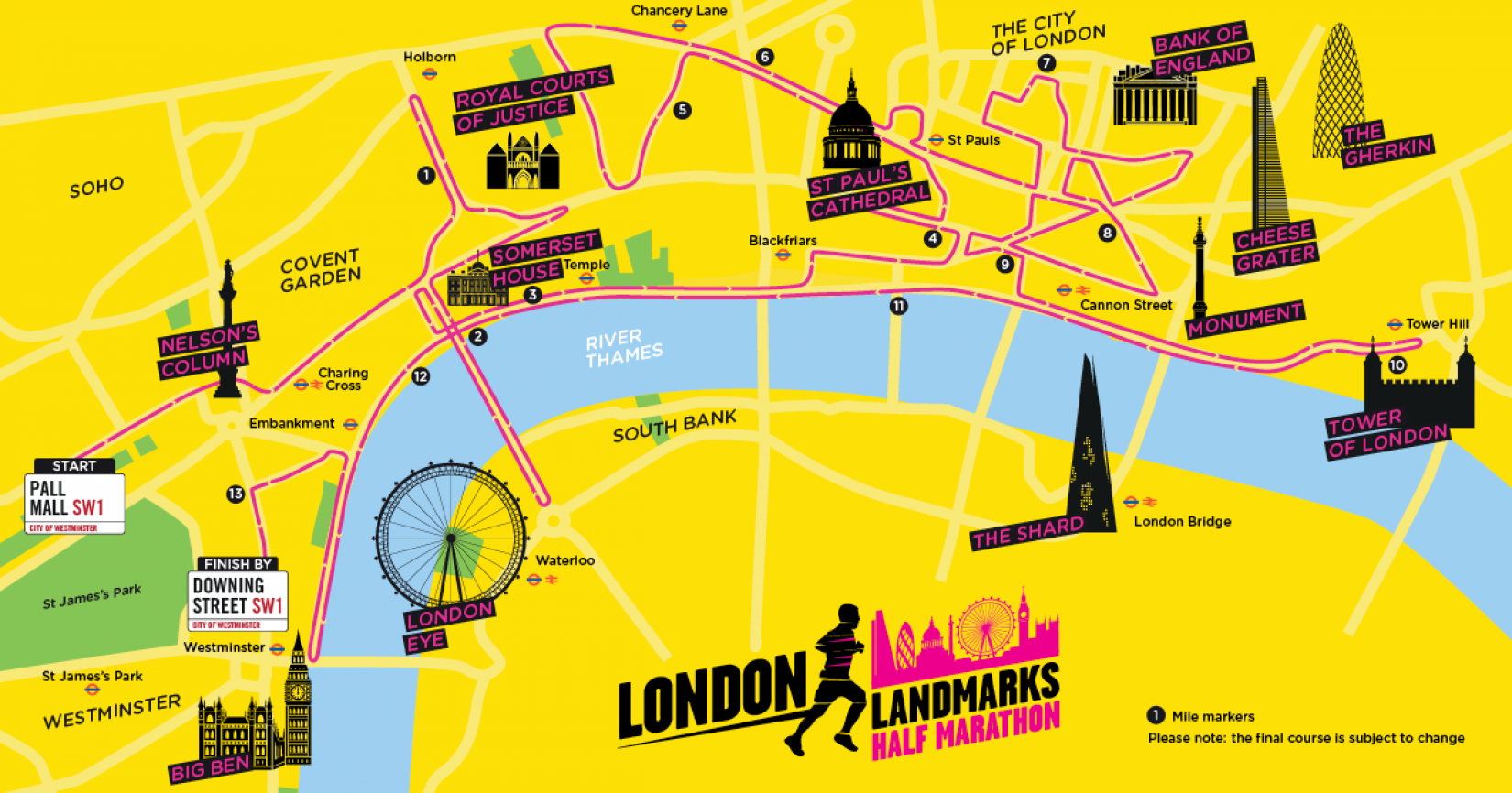 London Landmarks Half Marathon Combat Stress